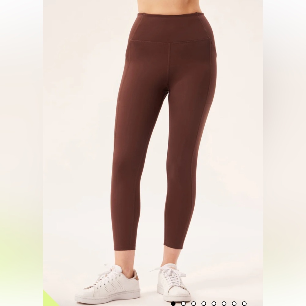 Girlfriend Collective Brown Leggings Small